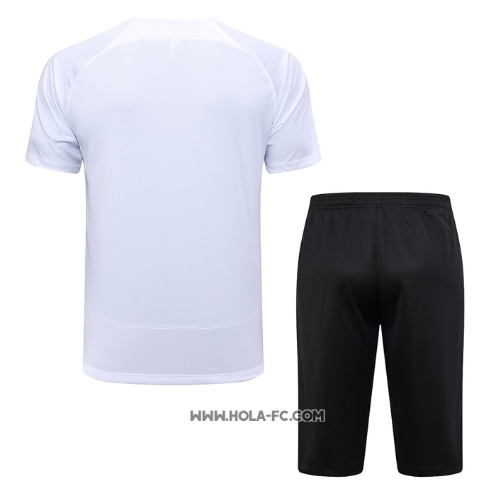 Chandal del Corinthians 2023-2024 Manga Corta Blanco - Pantalon Corto